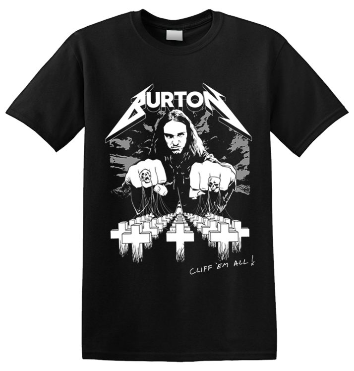 LMthroh0Metallica CliffEmAll Shirt Front - Metallica Band Store